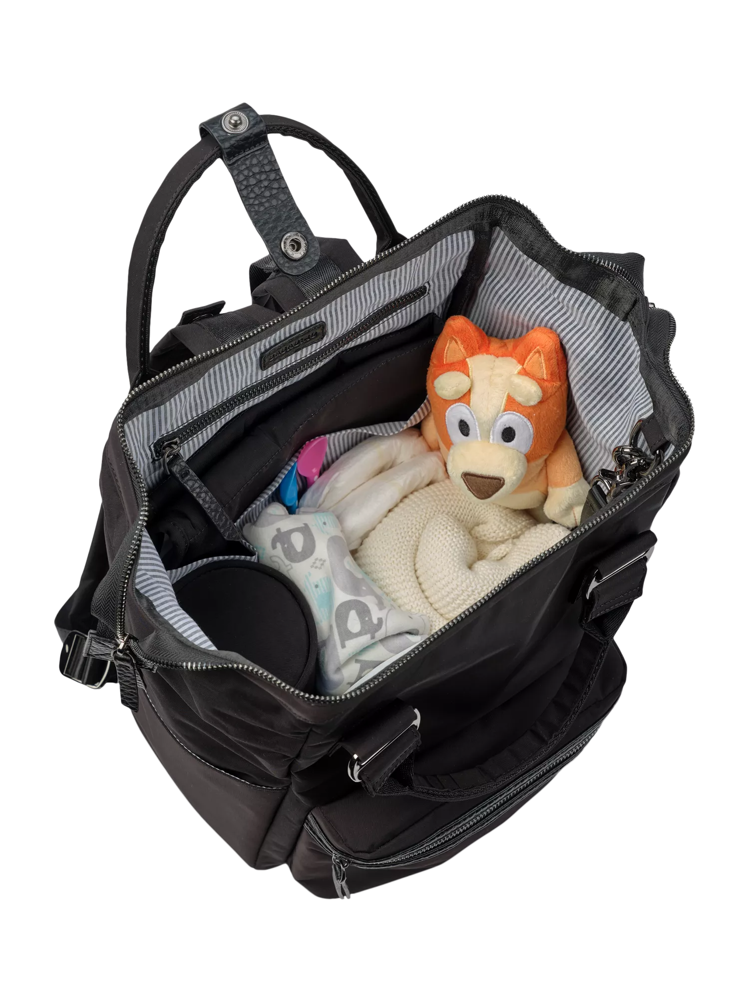 BabaBing! backpack changing bag in black, imported from the UK