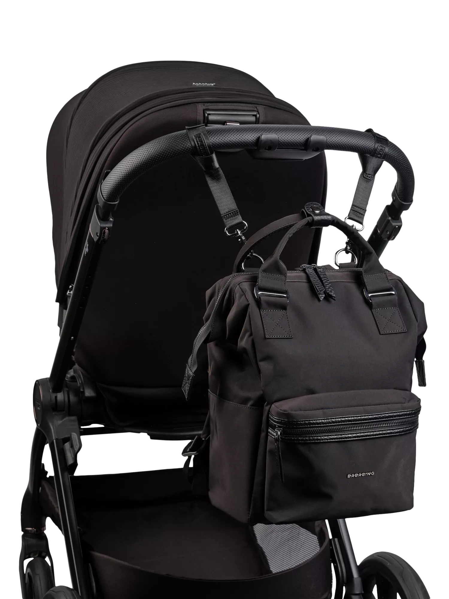 BabaBing! backpack changing bag in black, imported from the UK