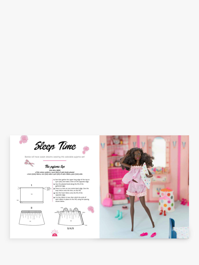 Search Press Barbie sewing book, imported from the UK