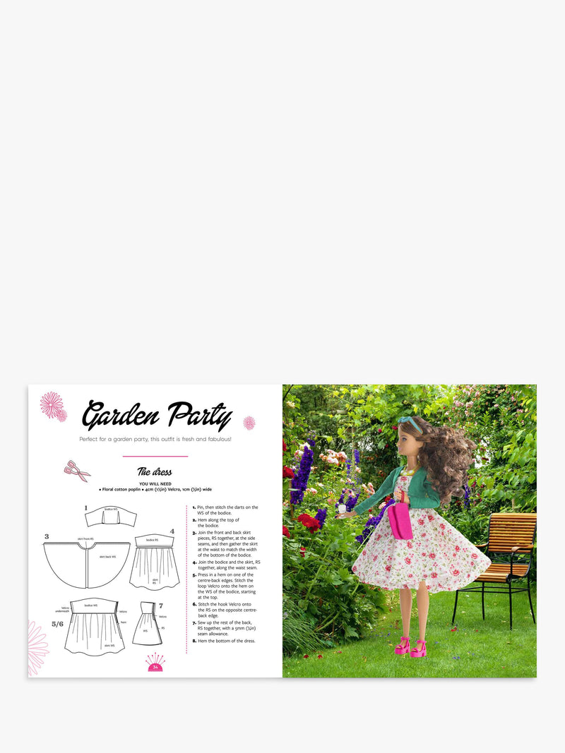 Search Press Barbie sewing book, imported from the UK