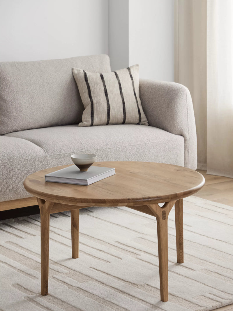 John Lewis X-Ray round oak coffee table, UK version