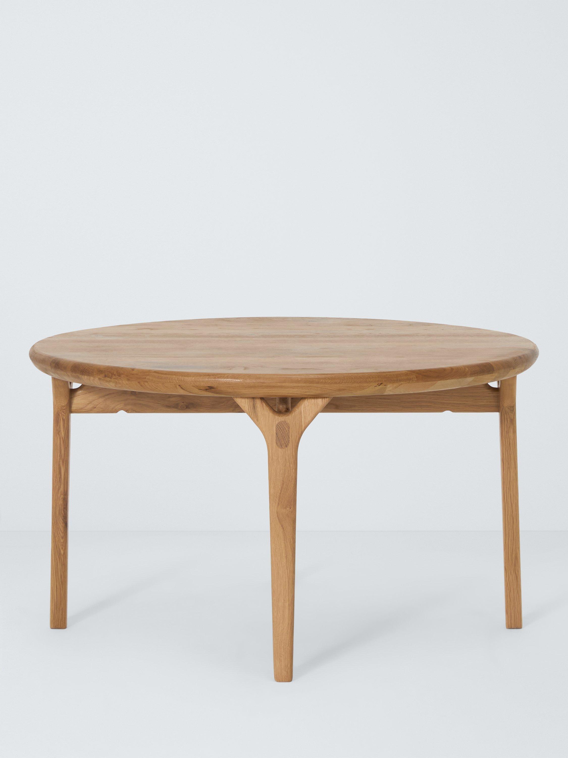John Lewis X-Ray round oak coffee table, UK version