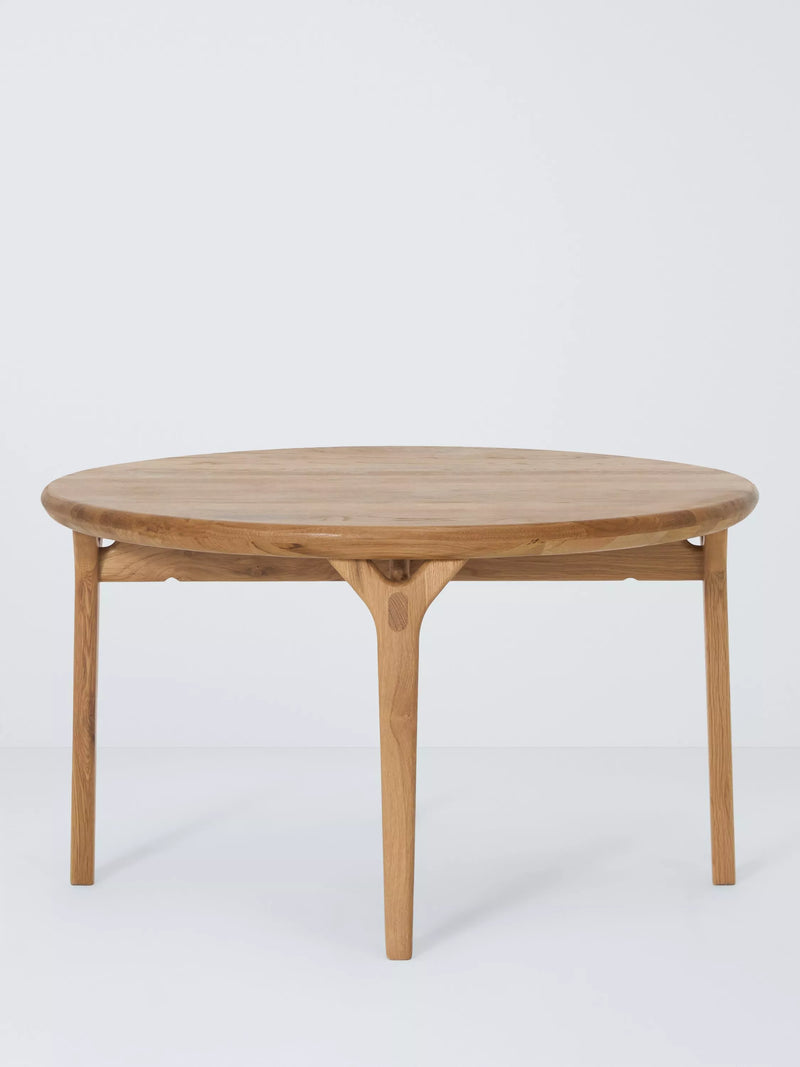 John Lewis X-Ray round oak coffee table, UK version