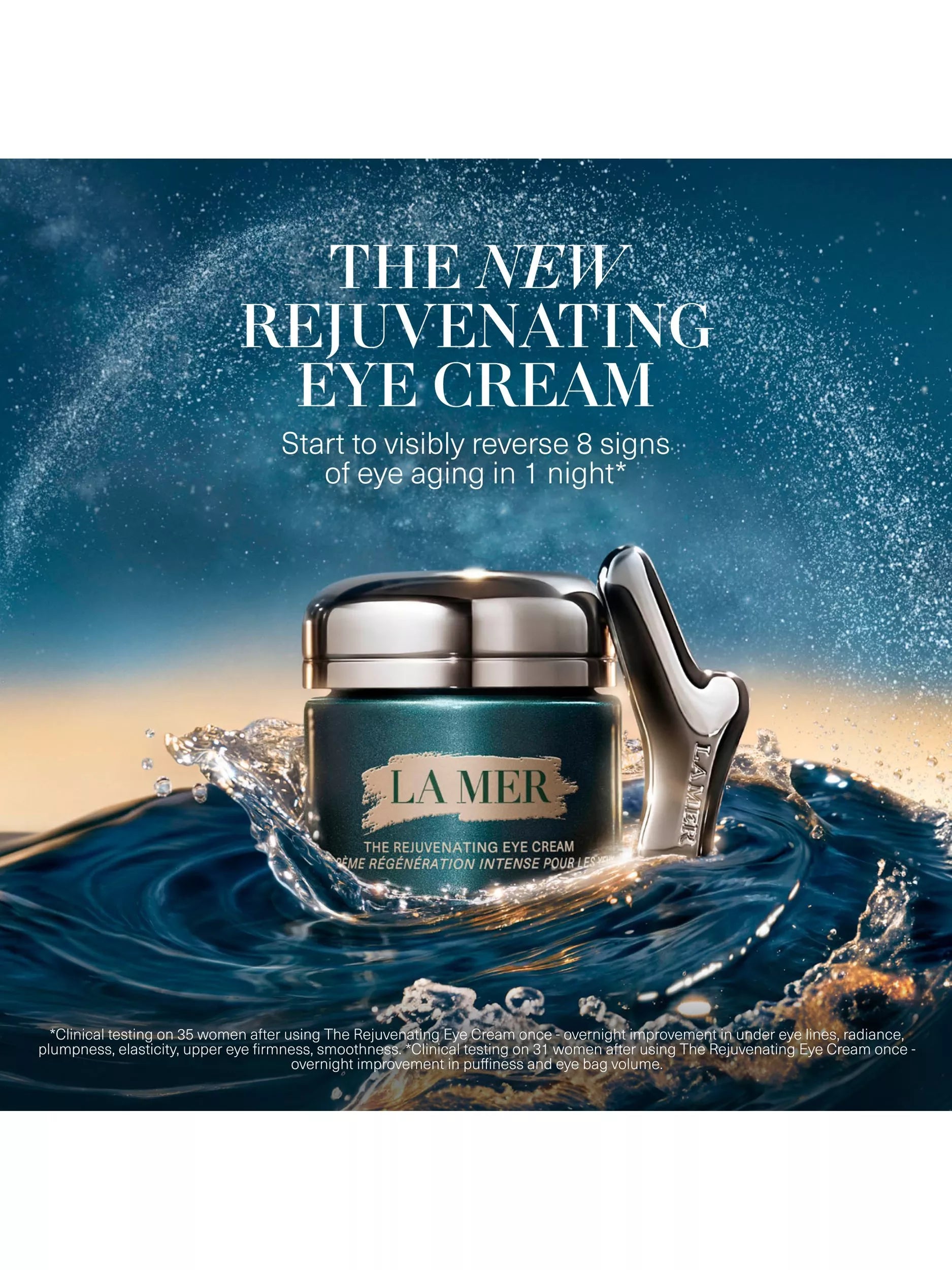 La Mer The Rejuvenating Eye Cream 15ml, imported from the UK