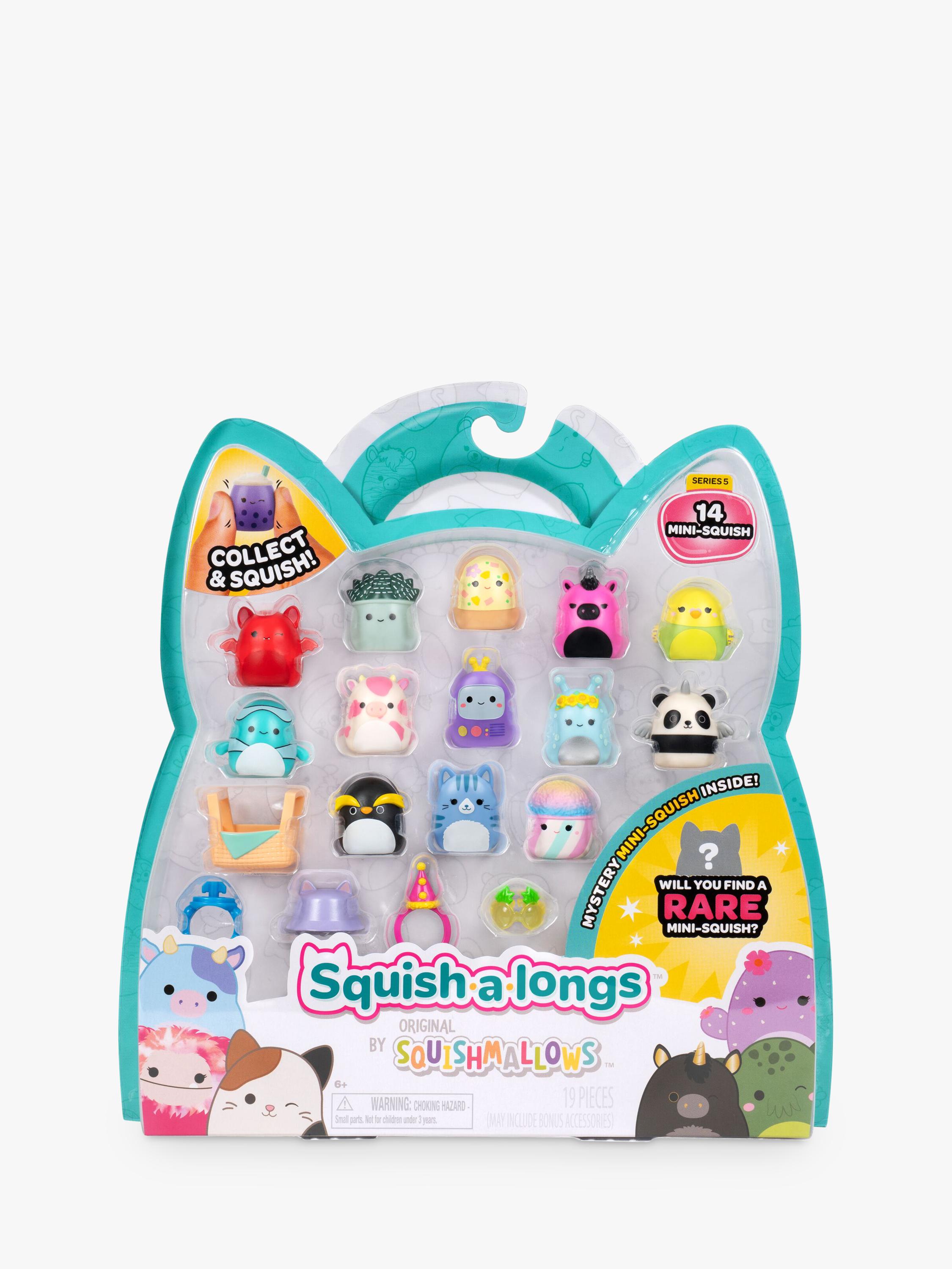 Squishmallows Squish-a-longs Mini-Squish pack of 14 (British brand)
