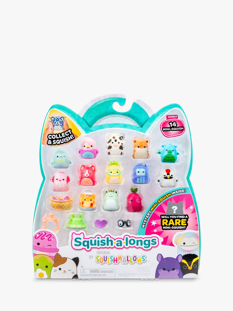 Squishmallows Squish-a-longs Mini-Squish 14-pack, imported from the UK