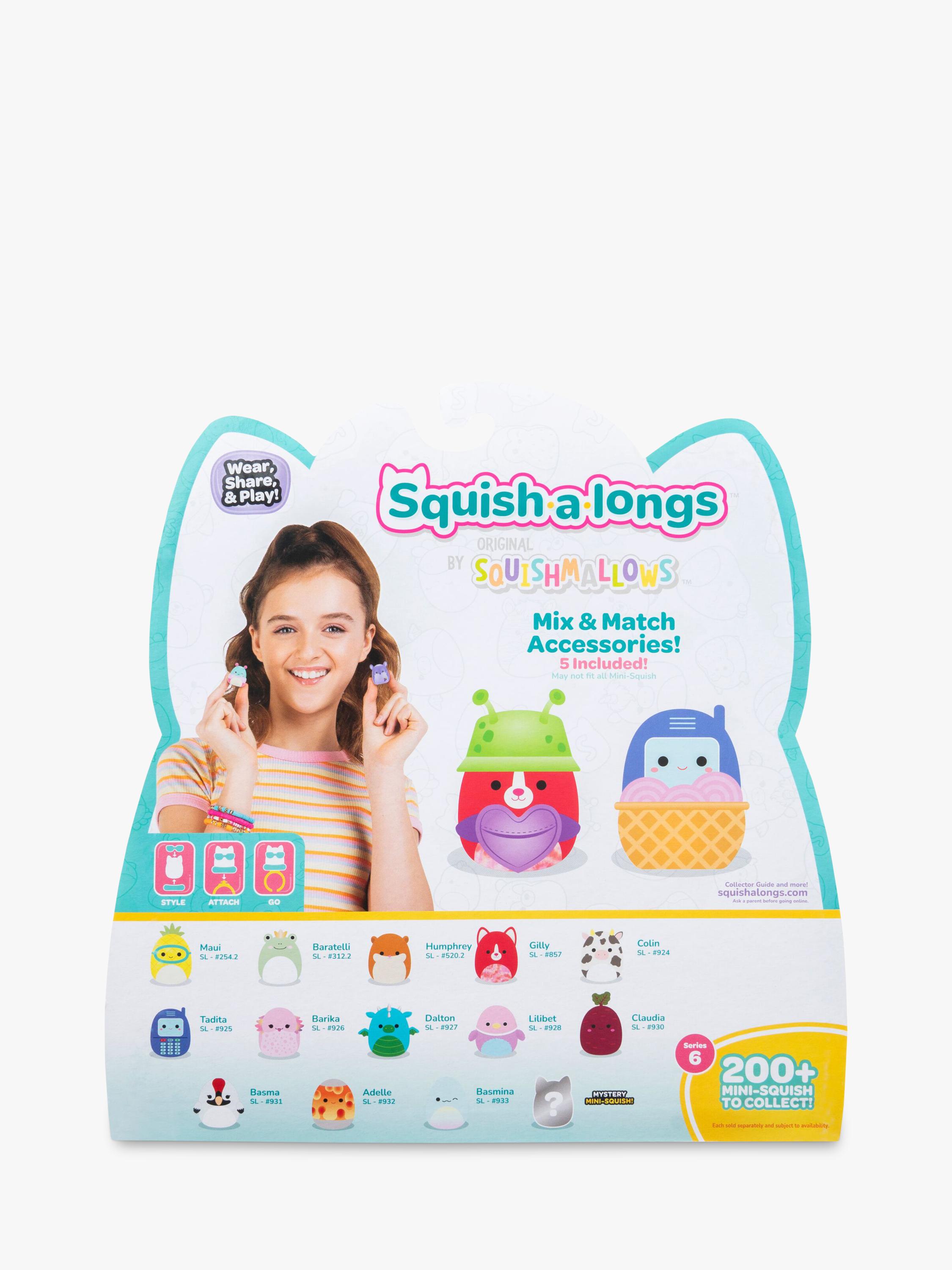 Squishmallows Squish-a-longs Mini-Squish 14-pack, imported from the UK