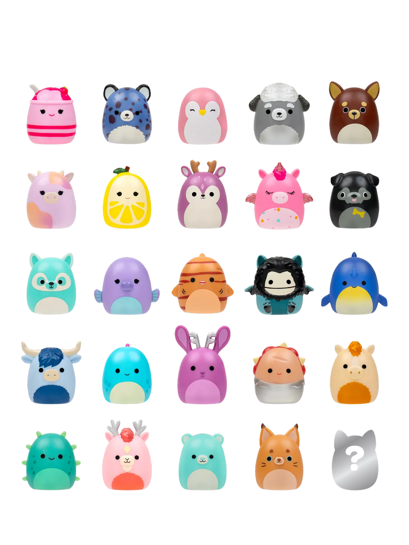Squishmallows Squish-a-longs Mini-Squish 25-pack Style 1 Wave 5, imported from the UK