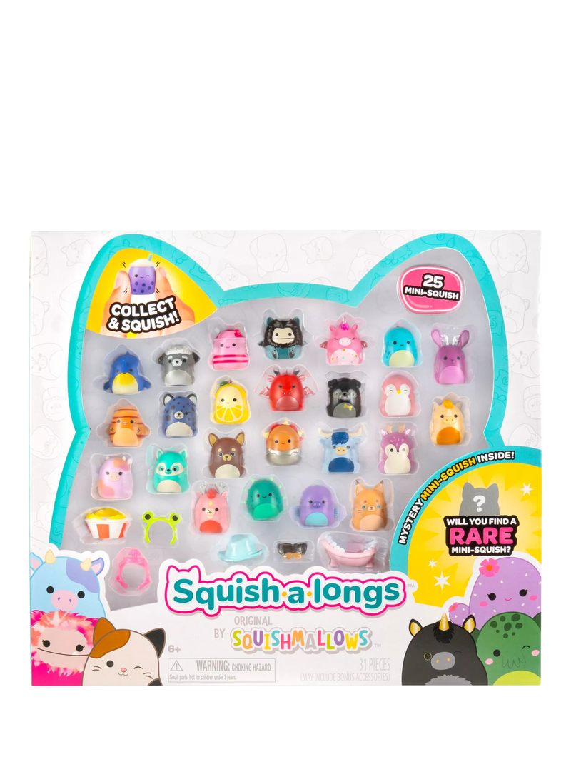 Squishmallows Squish-a-longs Mini-Squish 25-pack Style 1 Wave 5, imported from the UK