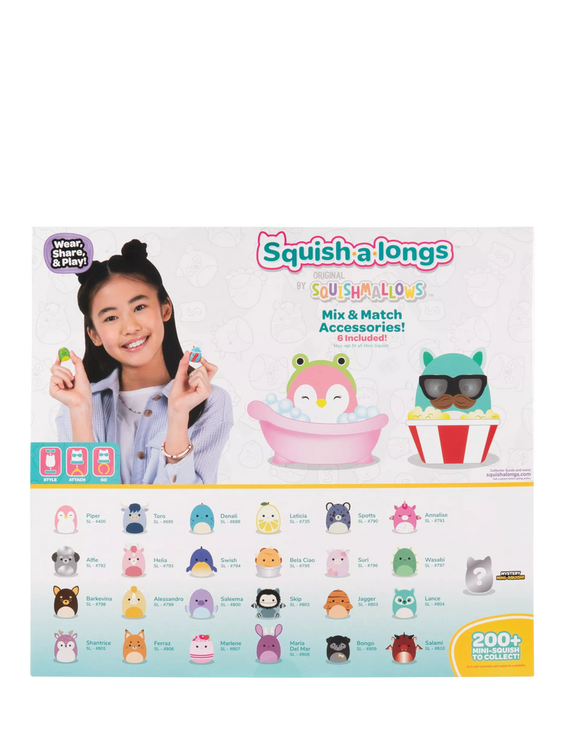 Squishmallows Squish-a-longs Mini-Squish 25-pack Style 1 Wave 5, imported from the UK