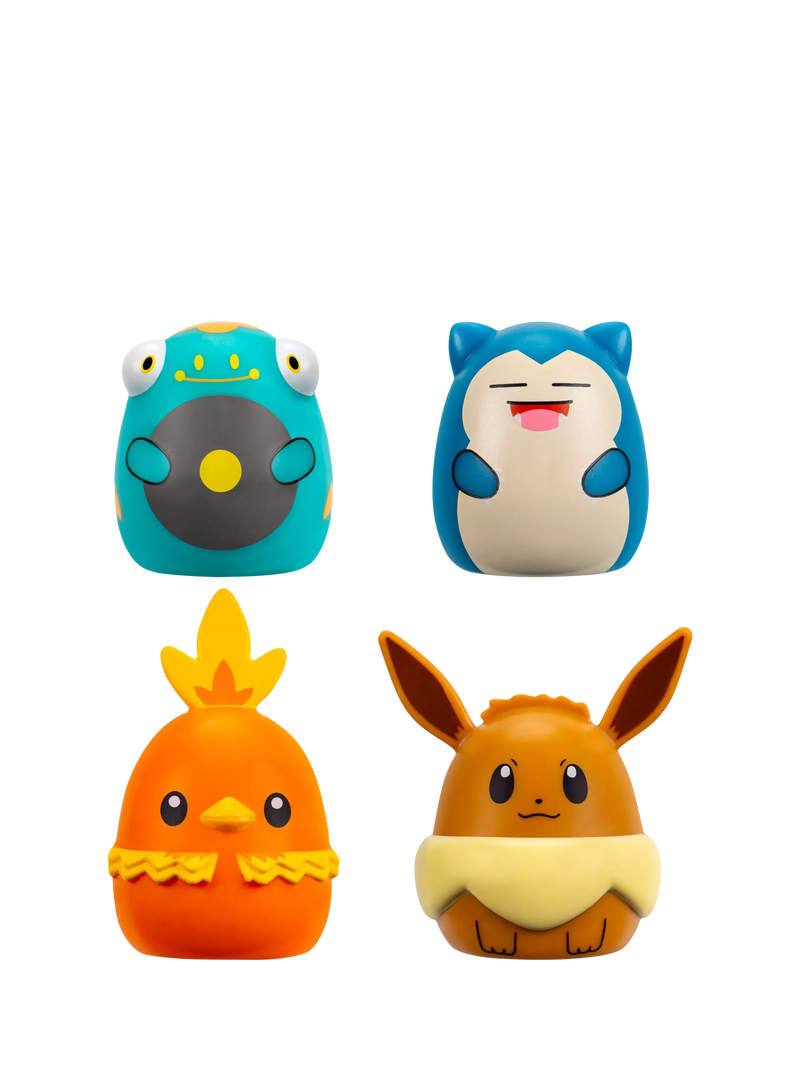 Squishmallows Pokémon Mini-Squish pack of 4 (British brand)