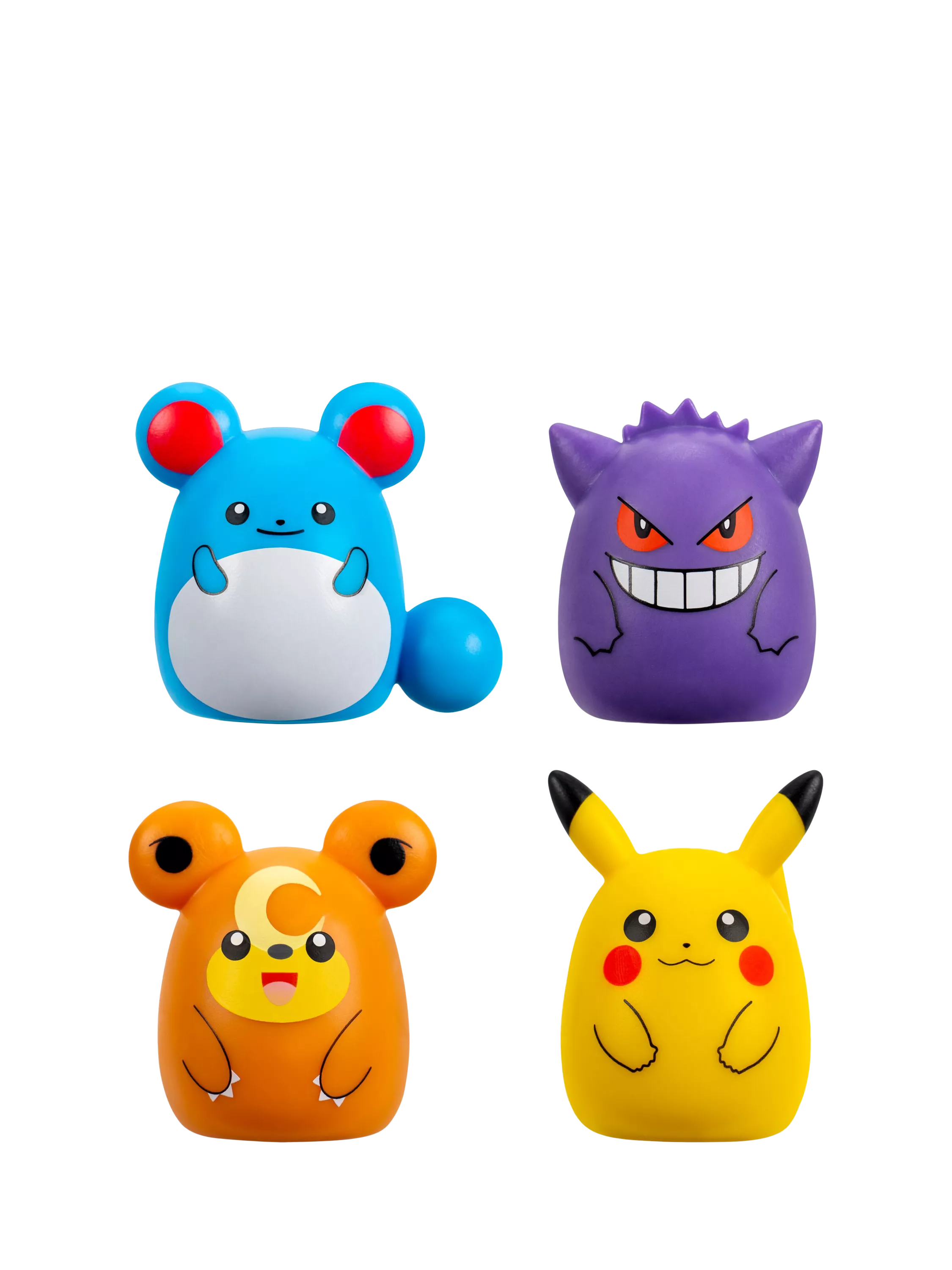 Squishmallows Pokémon Mini-Squish pack of 4 characters, imported from the UK