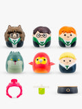 Squishmallows Harry Potter Mini-Squish pack of 6 with accessories, imported from the UK