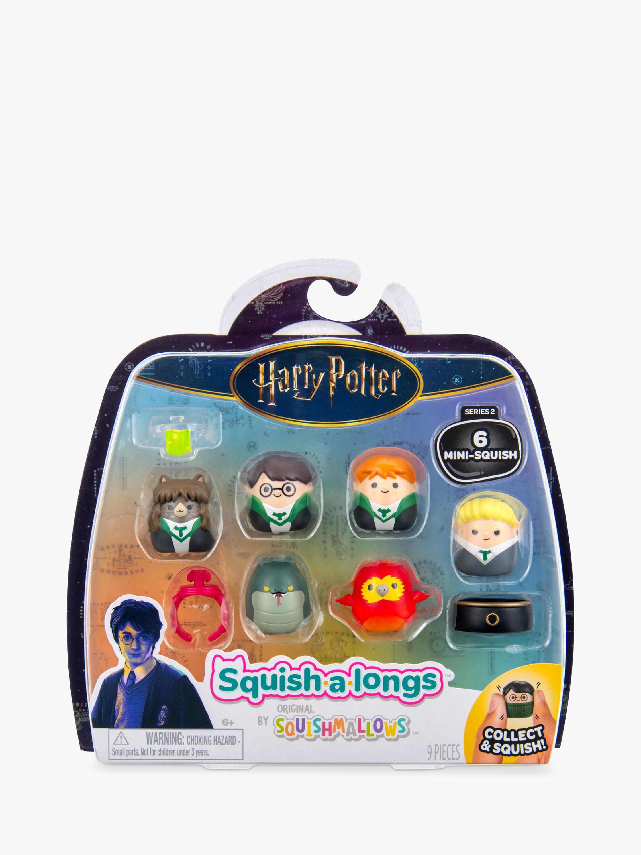 Squishmallows Harry Potter Mini-Squish pack of 6 with accessories, imported from the UK