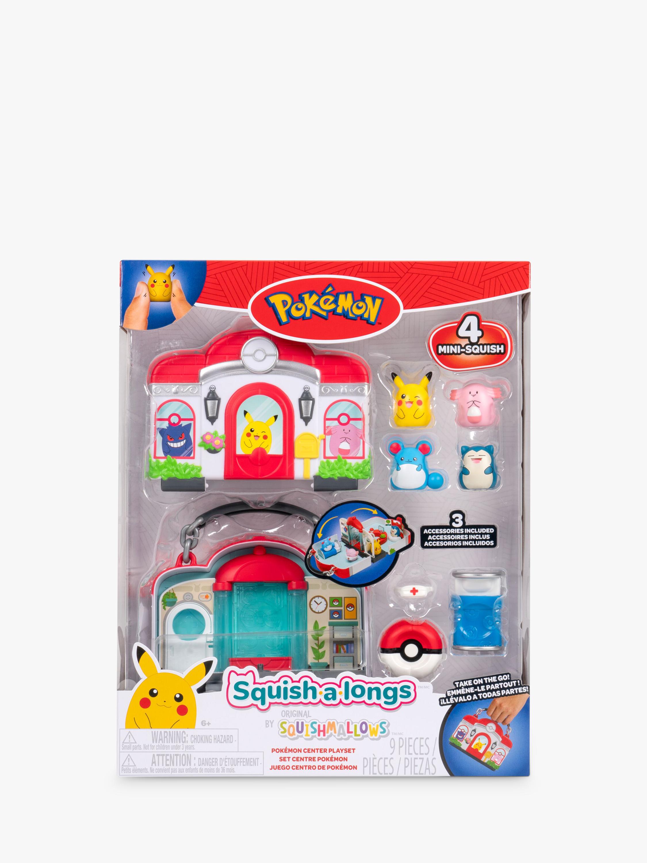 Squishmallows Pokémon Centre playset with Mini-Squish characters, UK version