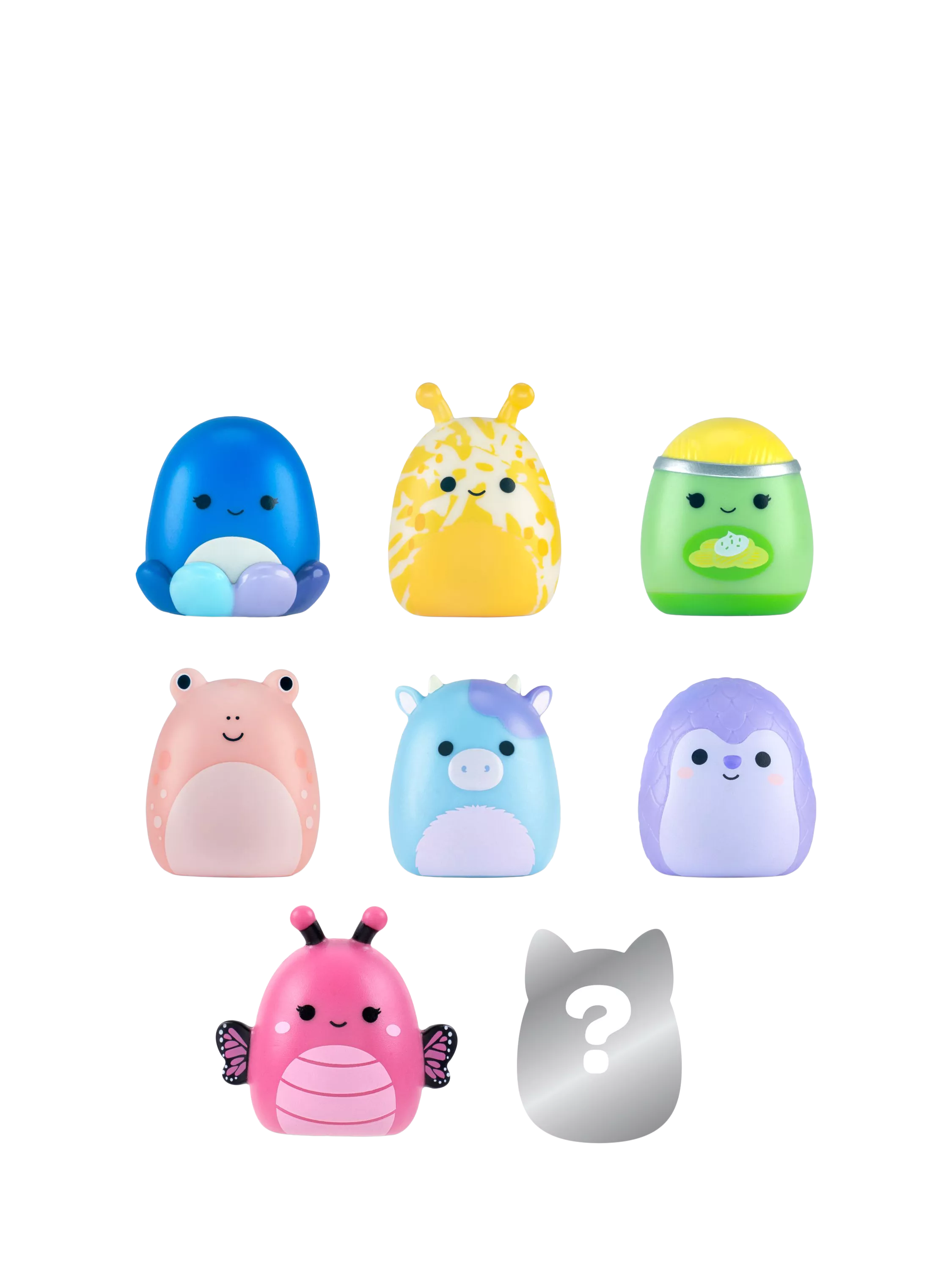 Squishmallows Squish-a-longs Mini-Squish pack of 8 (British brand)