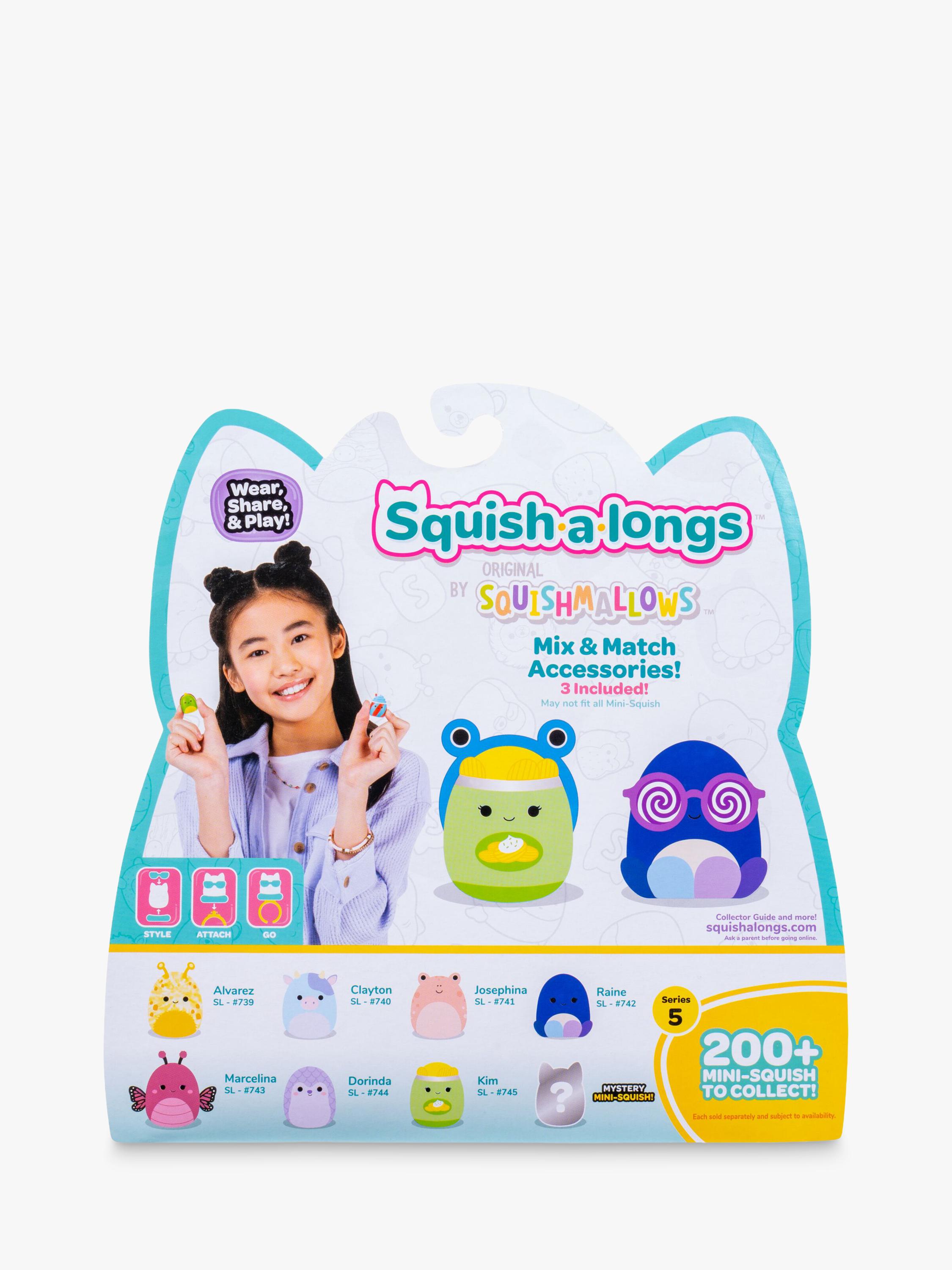 Squishmallows Squish-a-longs Mini-Squish pack of 8 (British brand)