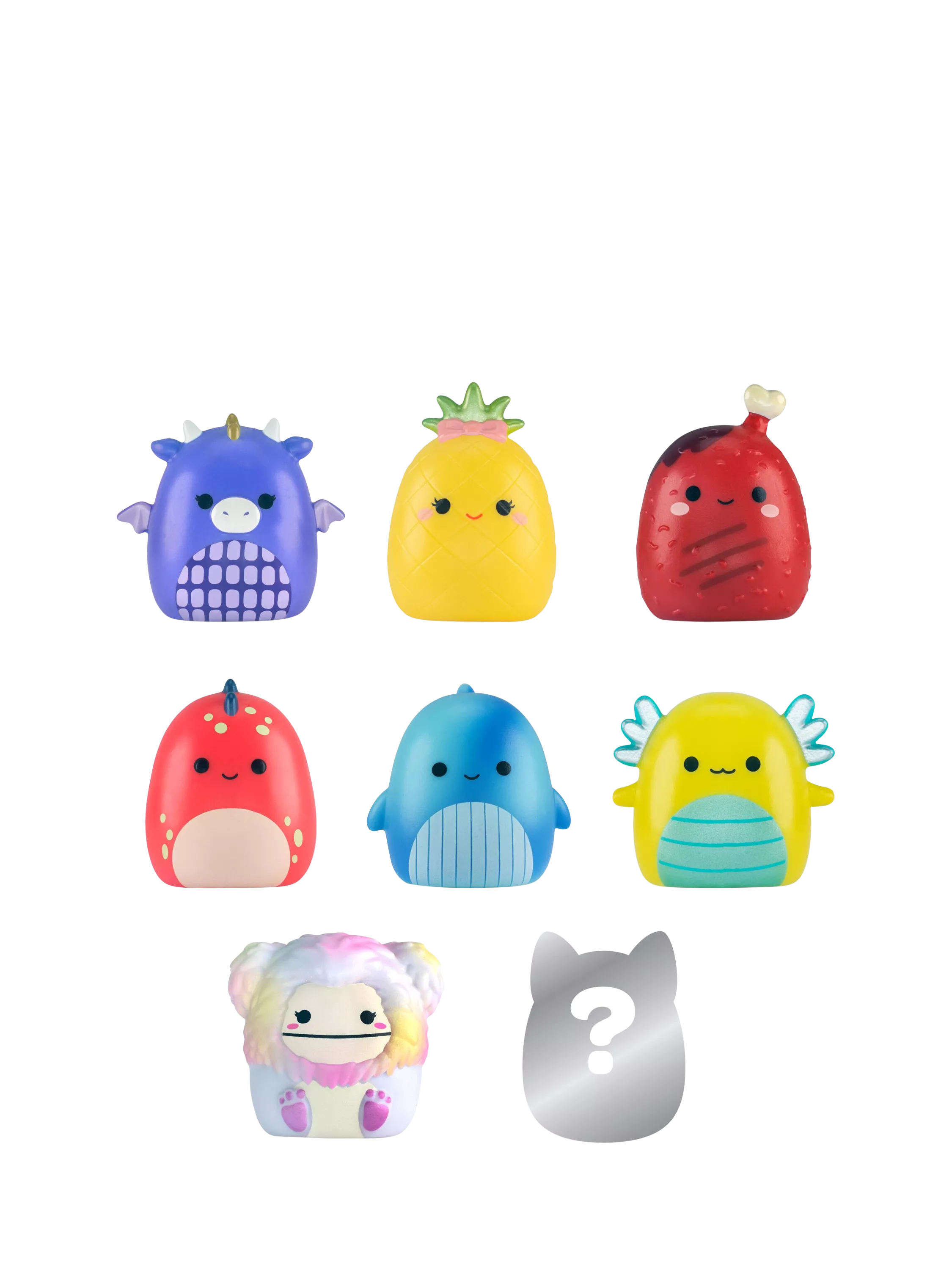 Squishmallows Squish-a-longs mini-squish 8-pack - British product