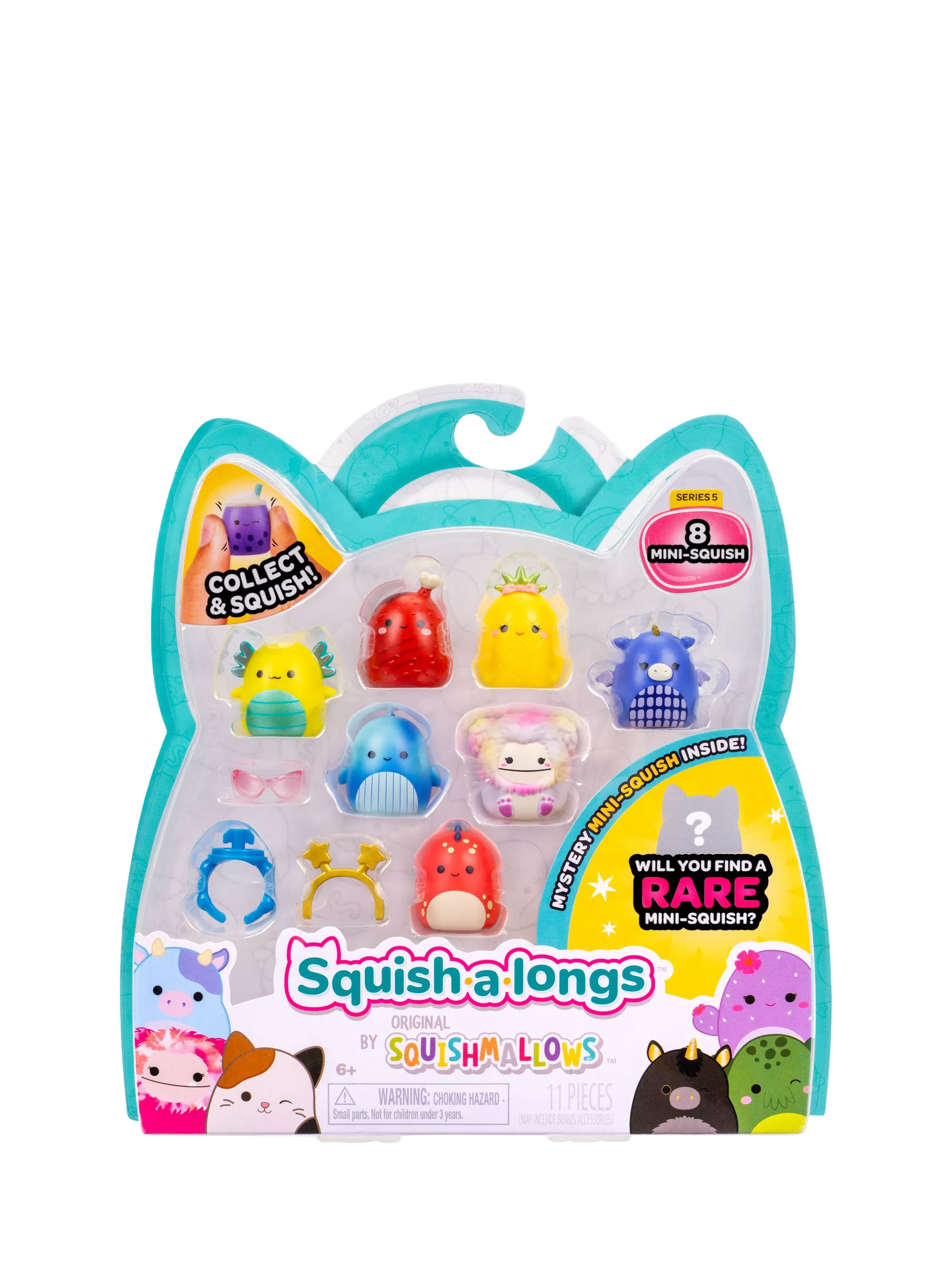 Squishmallows Squish-a-longs mini-squish 8-pack - British product