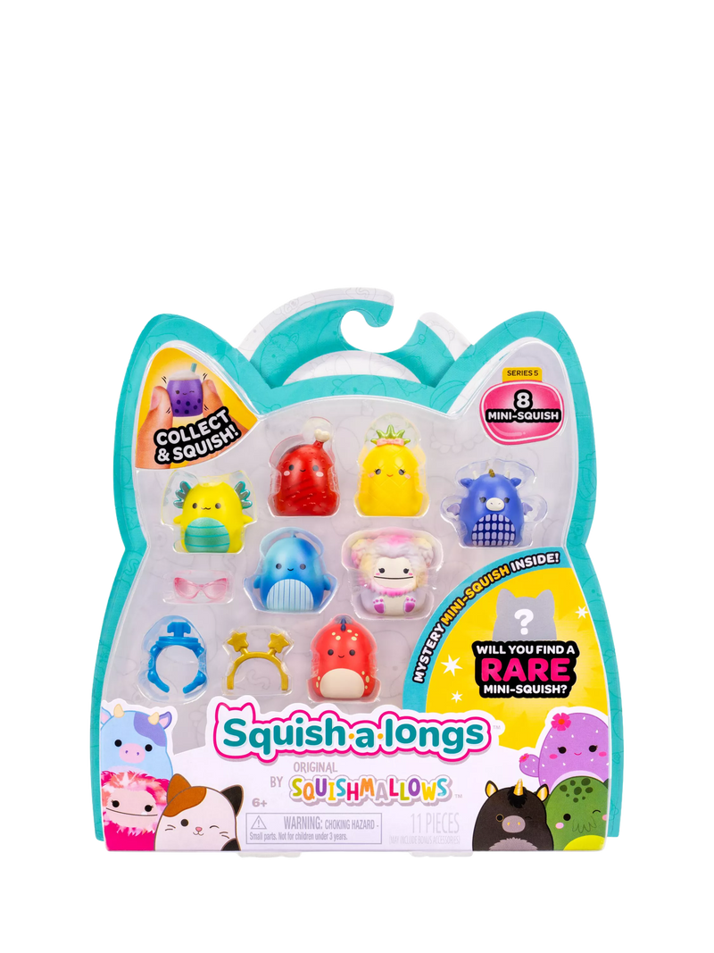 Squishmallows Squish-a-longs mini-squish 8-pack - British product