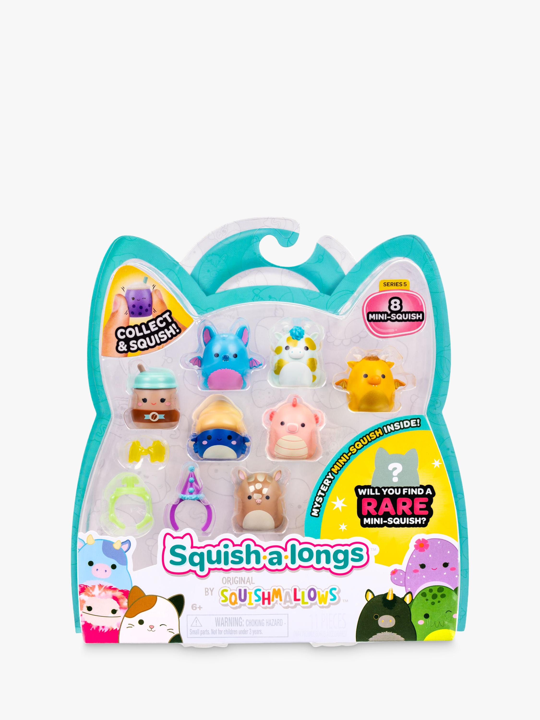 Squishmallows Squish-a-longs Mini-Squish pack of 8, UK version