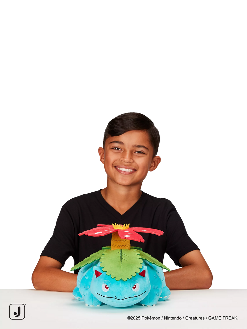 Pokémon Venusaur 12-inch plush toy, UK version