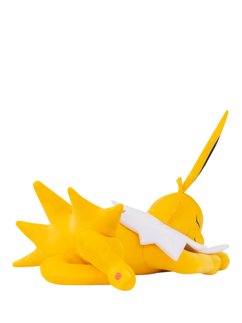 Pokémon sleeping Jolteon plush toy 45cm, imported from the UK