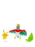 Pokémon battle figures pack of 3 Pikachu Metapod Hawlucha (British brand)