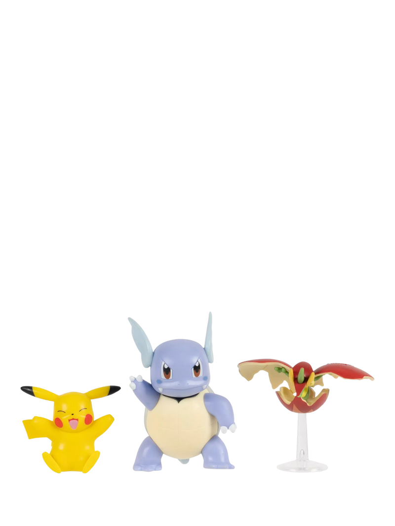 Pokémon action figures battle figure set 3-pack (British brand)
