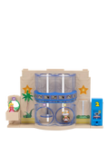 Super Mario diorama set with Princess Peach, Captain Toad figures (British brand)