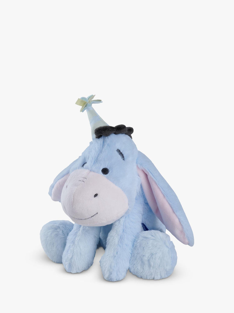 Disney Eeyore plush with party hat 25cm (British brand)