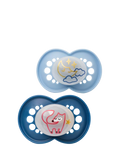 MAM night soother pack of 2 for 6-18 months blue, imported from the UK