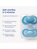 MAM Night Soother pack of 2 pink, imported from the UK