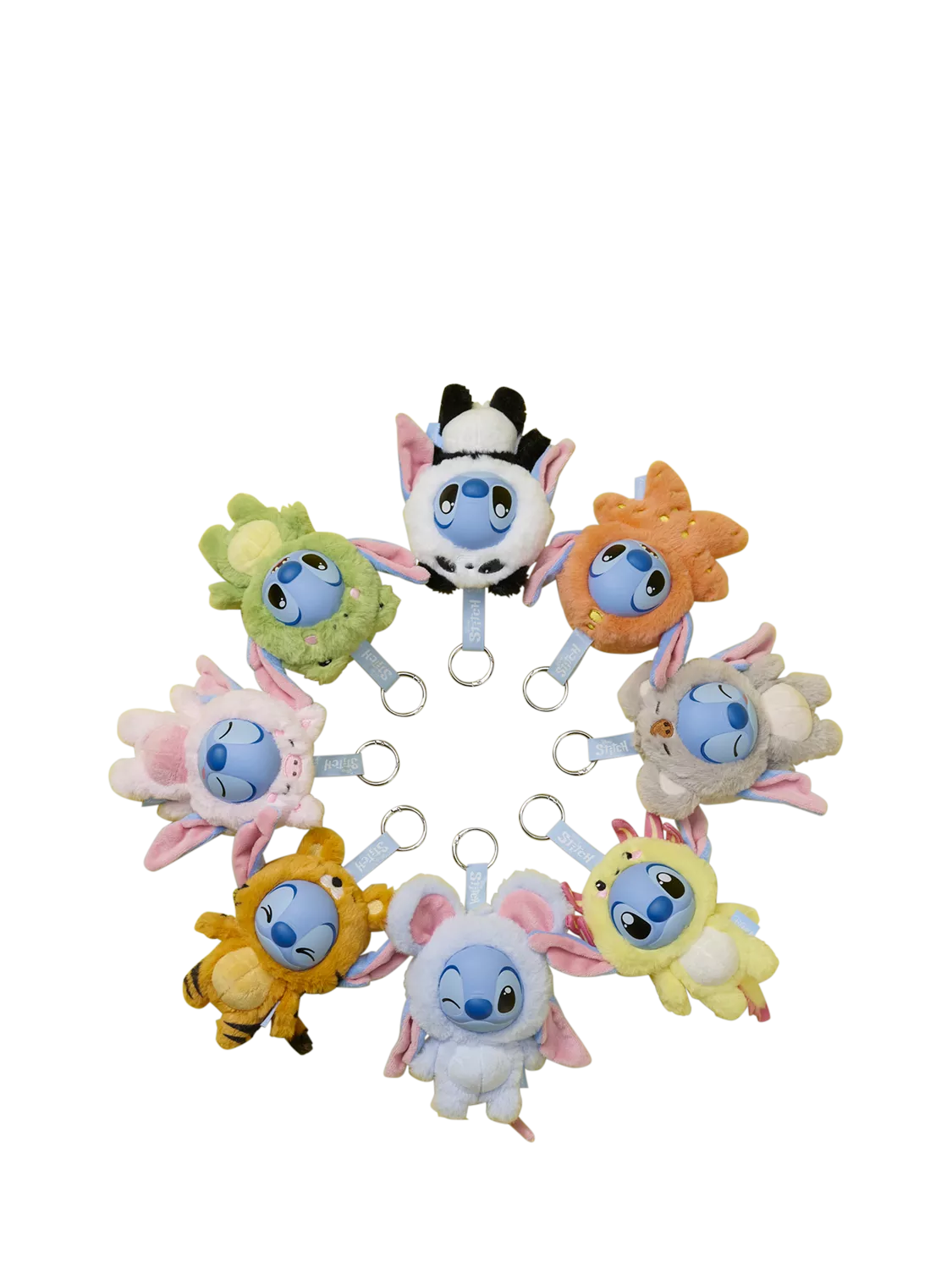 Disney Stitch YuYu plush keyring 10cm, UK version