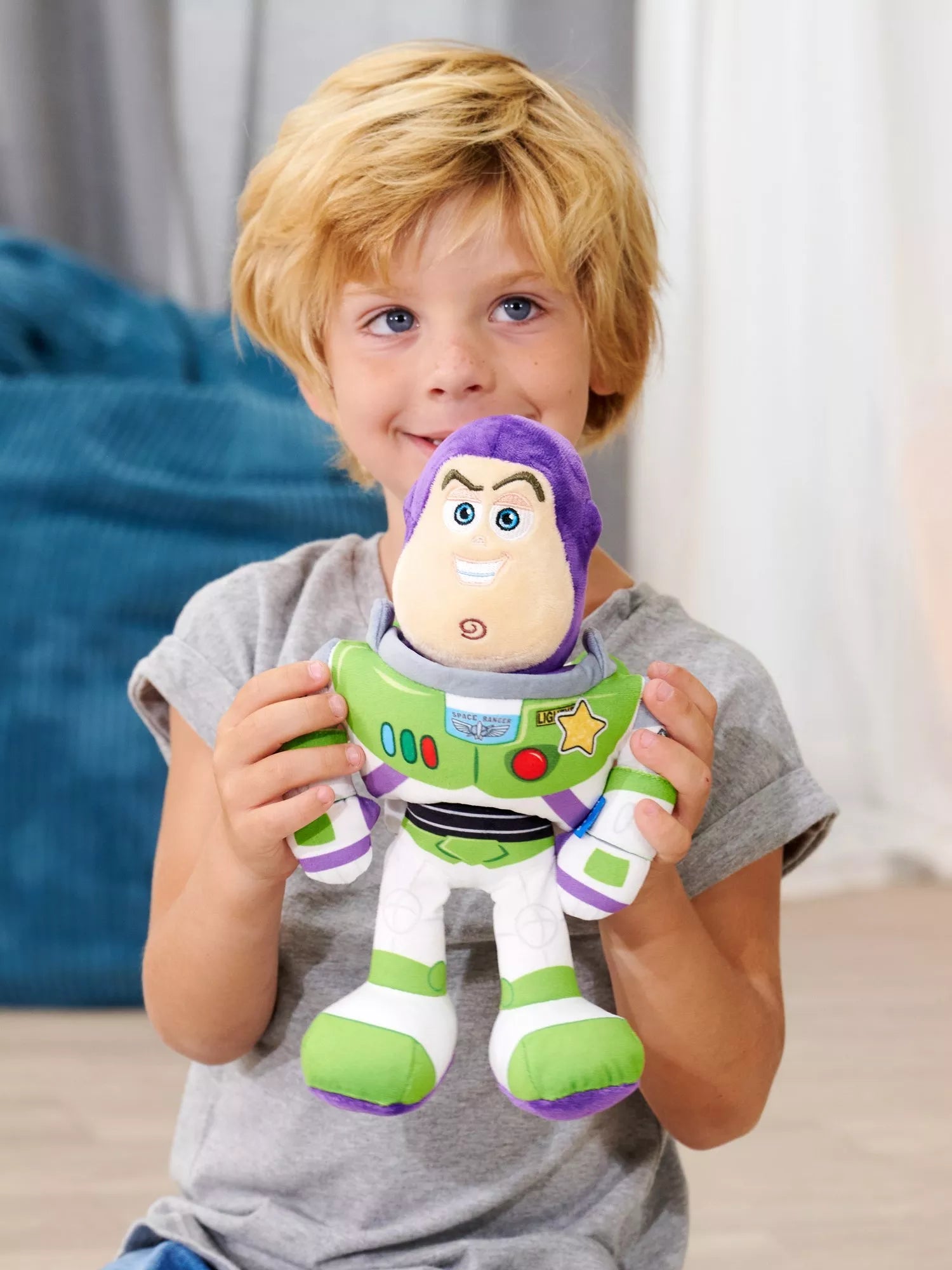 Disney Buzz Lightyear plush soft toy 25cm, imported from the UK