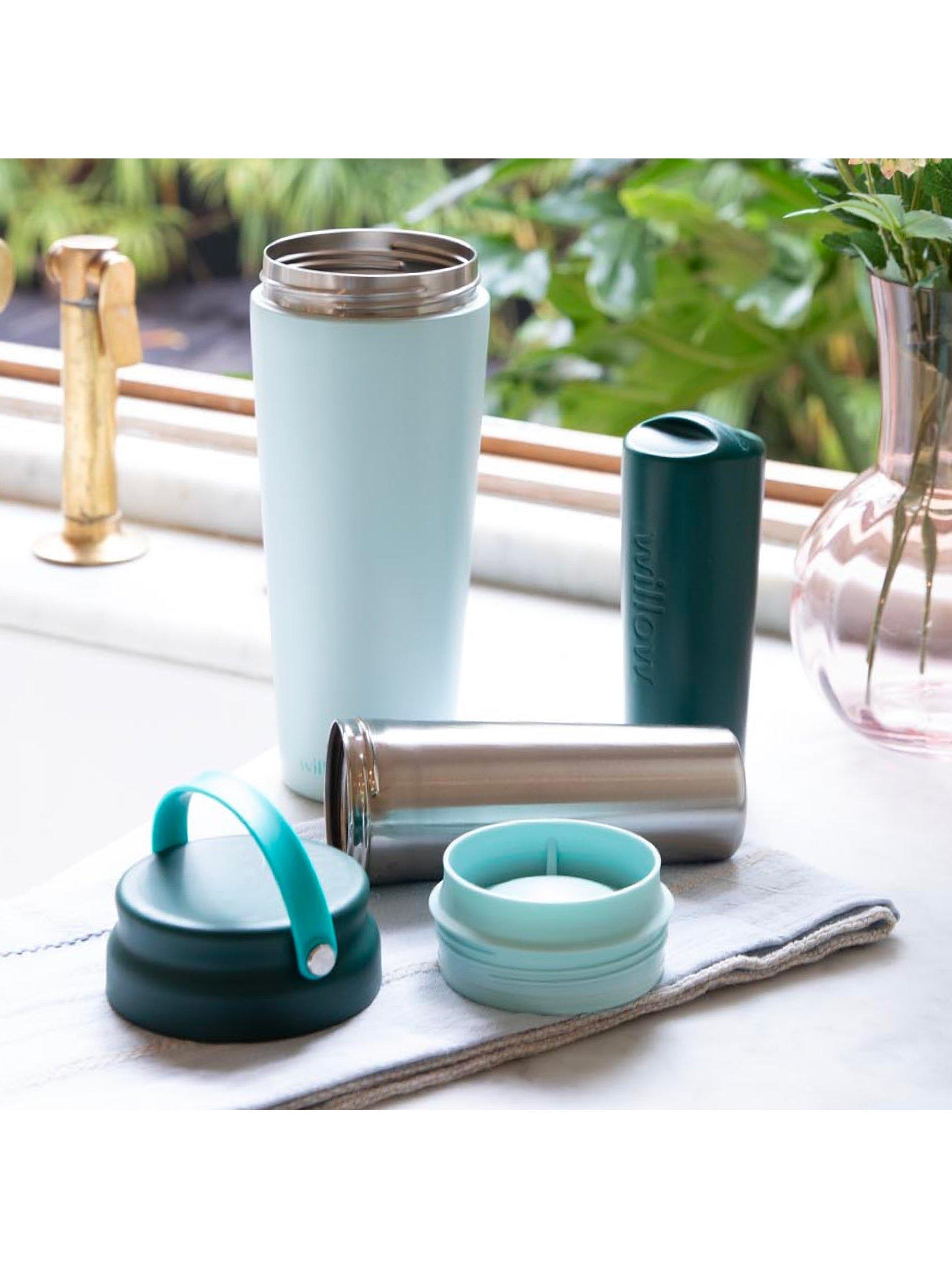 Elvie portable breast milk cooler teal (British brand)