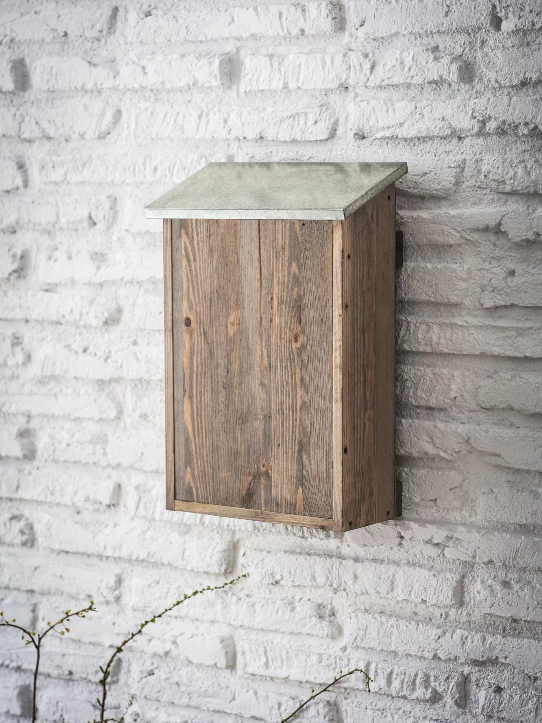 Garden Trading Aldsworth spruce wood post box, imported from the UK