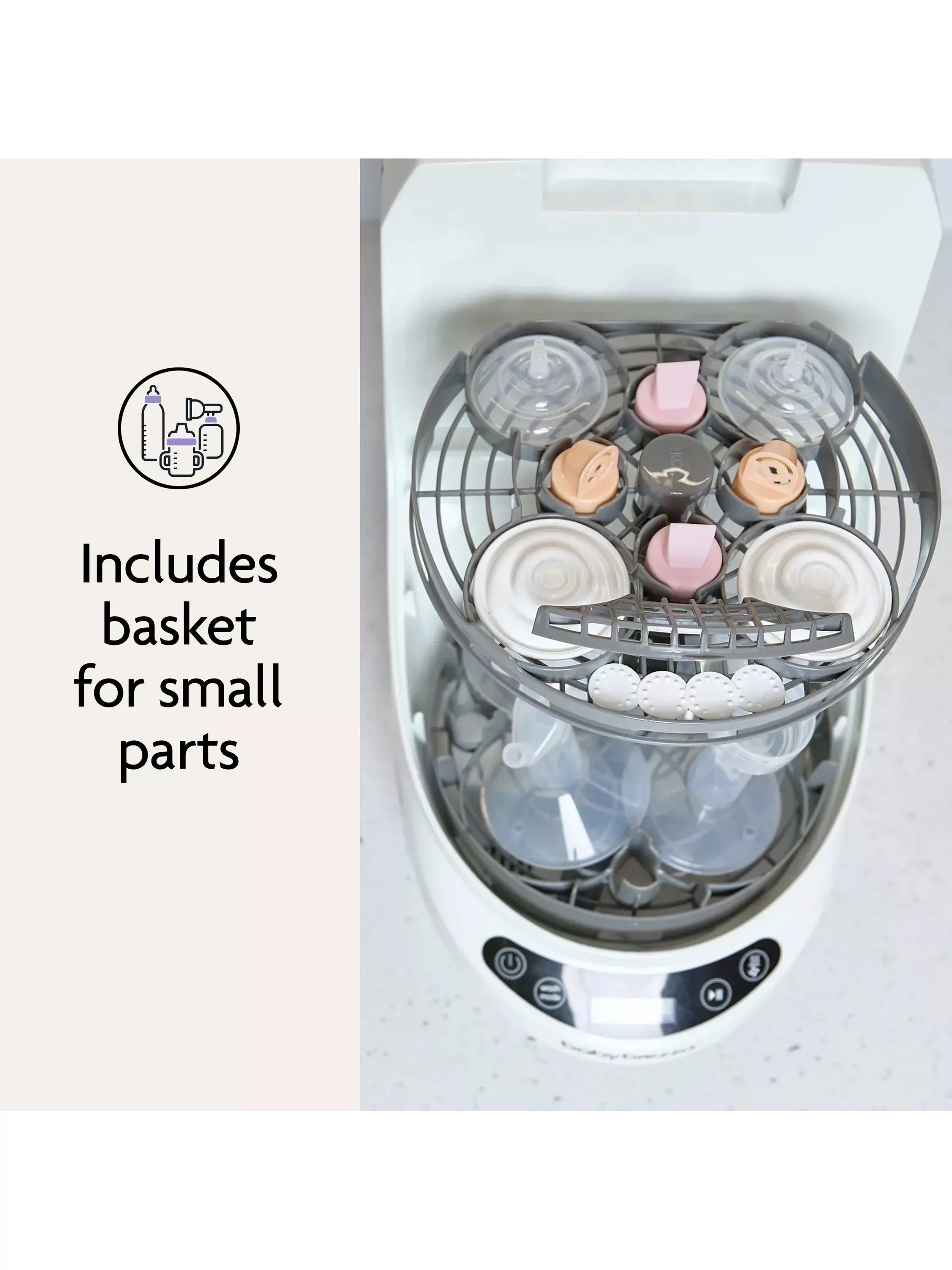 Baby Brezza breast pump rack replacement for Bottle Washer Pro (British brand)