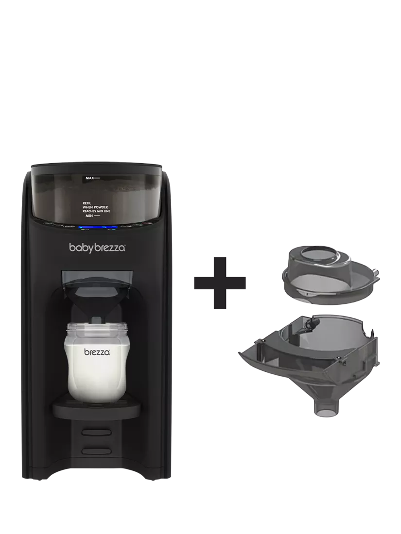 Baby Brezza Formula Pro Advanced, Extra Funnel & Cover, Black