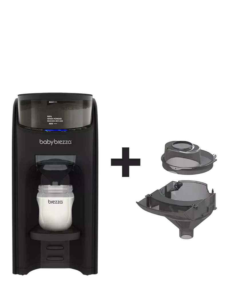 Baby Brezza Formula Pro Advanced, Extra Funnel & Cover, Black