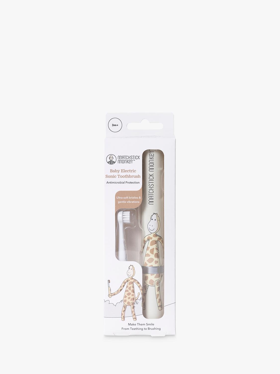 Matchstick Monkey baby Giraffe sonic toothbrush British brand