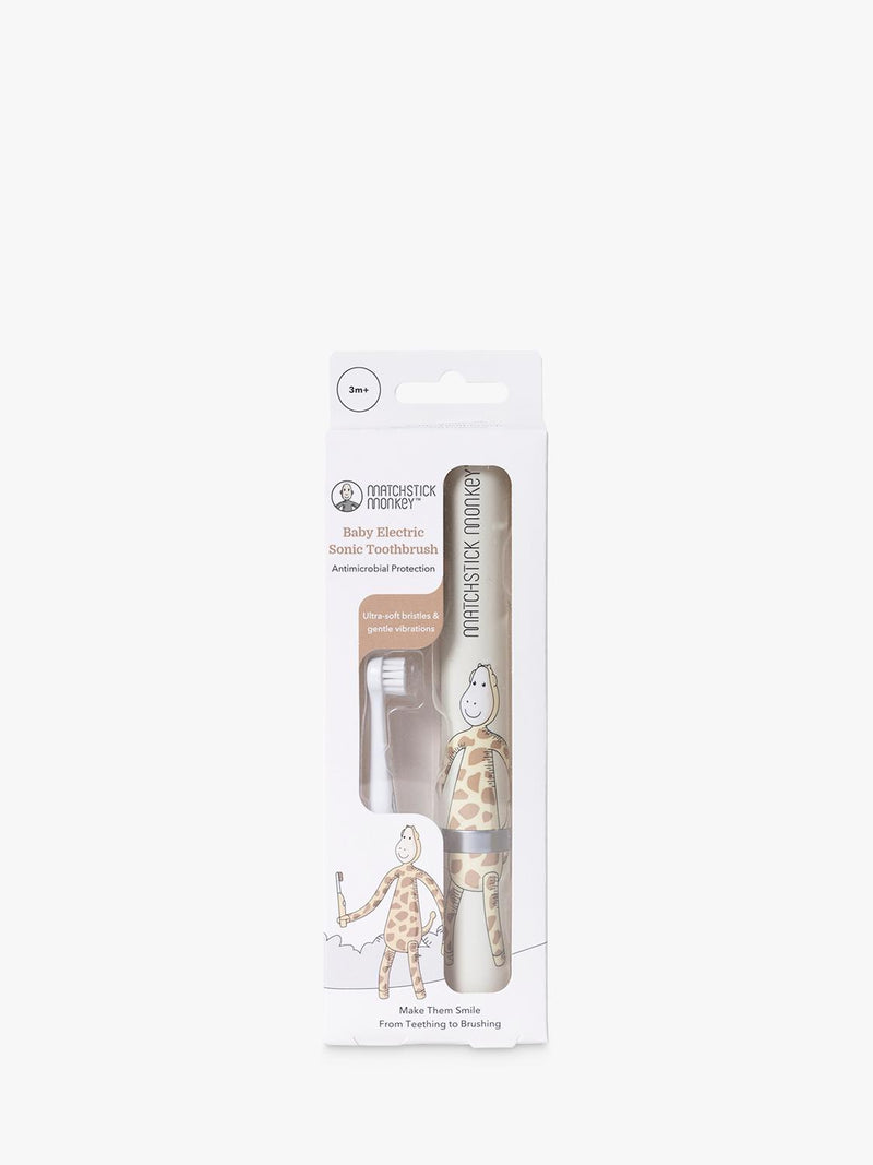 Matchstick Monkey baby Giraffe sonic toothbrush British brand