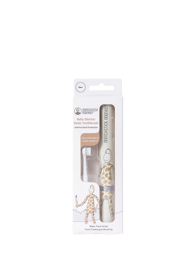 Matchstick Monkey baby Giraffe sonic toothbrush British brand