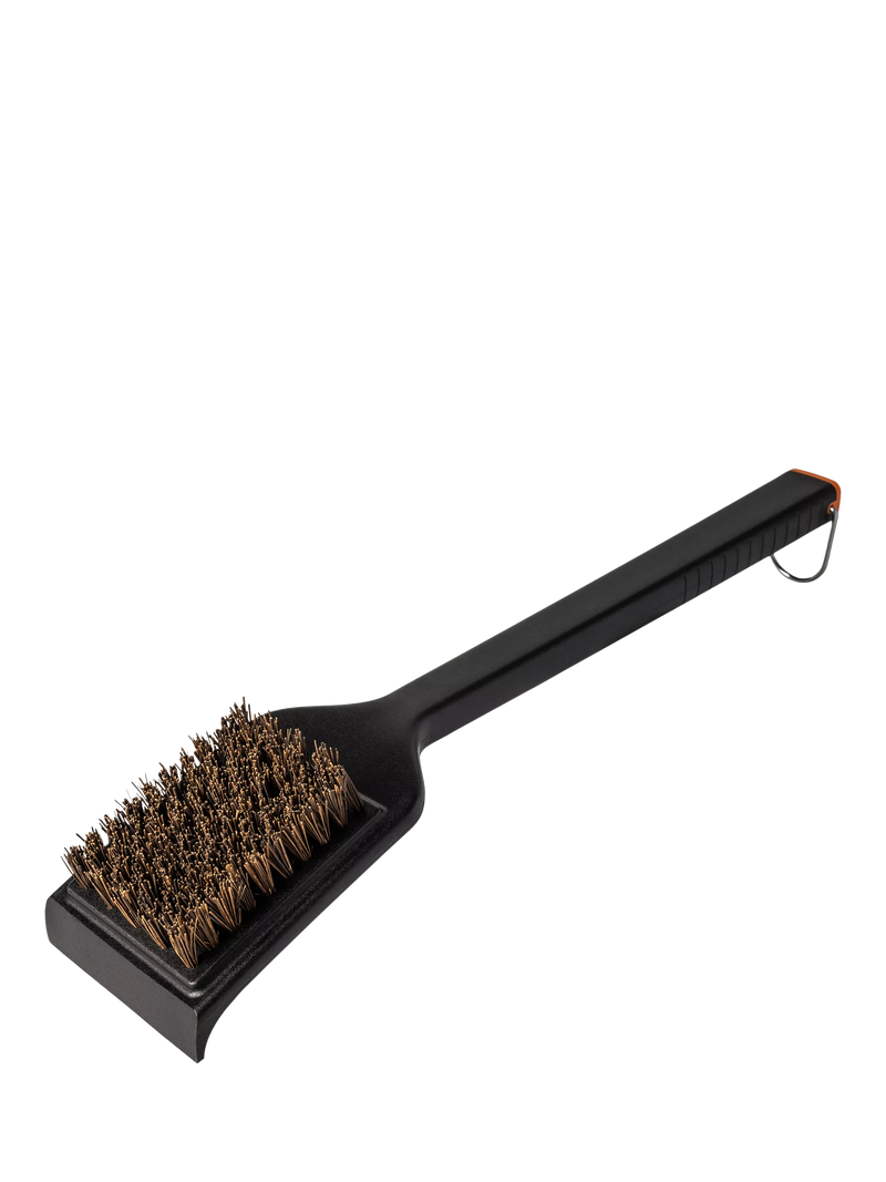 Traeger BBQ grill cleaning brush with Palmyra bristles, imported from the UK