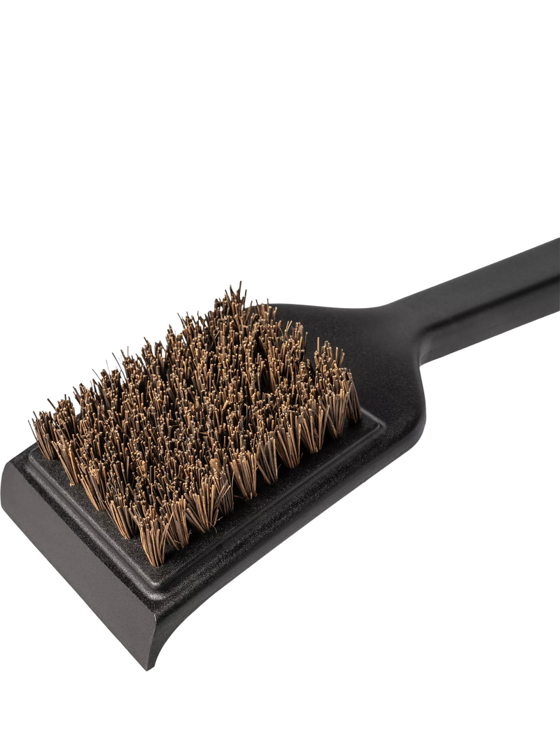 Traeger BBQ grill cleaning brush with Palmyra bristles, imported from the UK