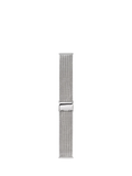 Mondaine Doppio men's watch 41mm silver mesh strap - British product