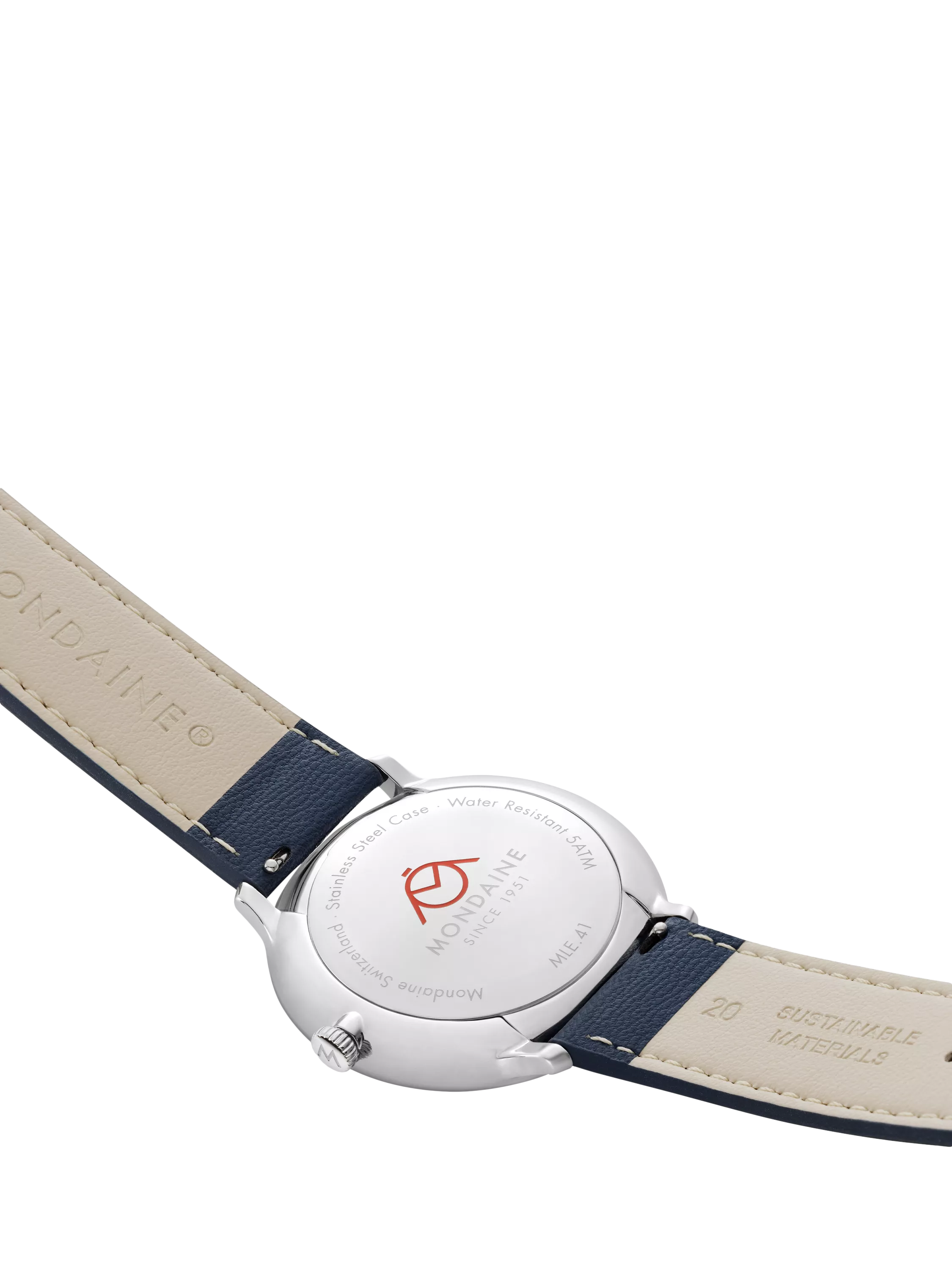 Mondaine men's Doppio solar watch 41mm (British brand)