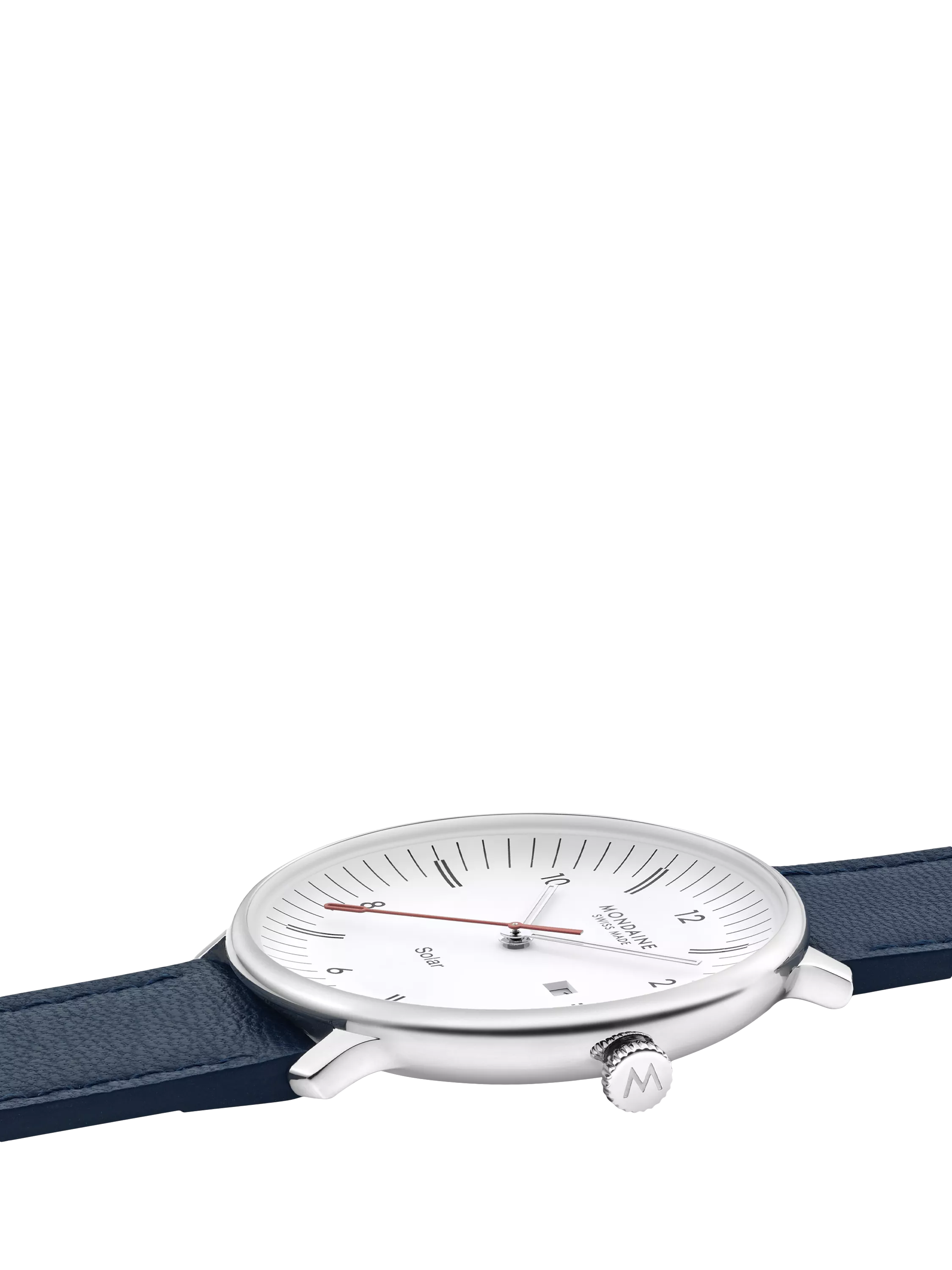 Mondaine men's Doppio solar watch 41mm (British brand)
