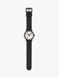 Mondaine Essence Solar watch men's 41mm black nylon strap, imported from the UK
