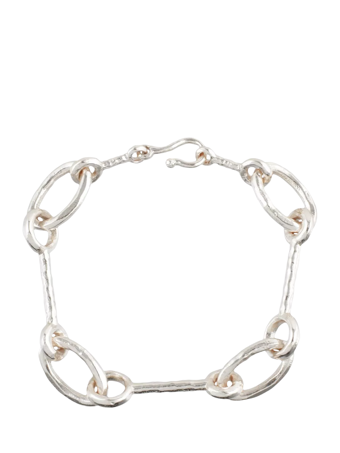 Shyla Matera interlock bracelet silver 19cm, UK version